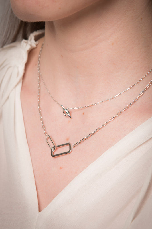 collier argent 
