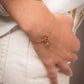 Bracelet en plaqué or Motif attrape rêve