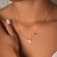 collier infini plaqué or