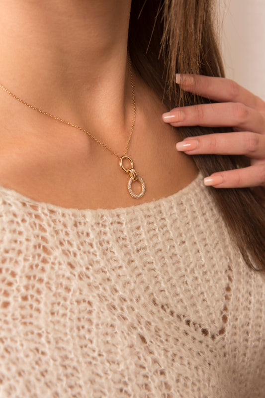 collier plaqué or 