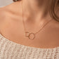 collier plaqué or cercles