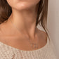 collier argent pendentif cercle