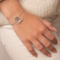 bracelet en argent motif arbre de vie