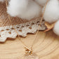 collier plaqué or pendentif arbre