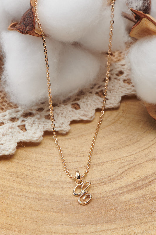 collier lettre E