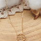 collier plaqué or arbre de vie