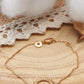 bracelet plaqué or motif soleil