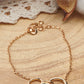 Bracelet en plaqué or 18 carats