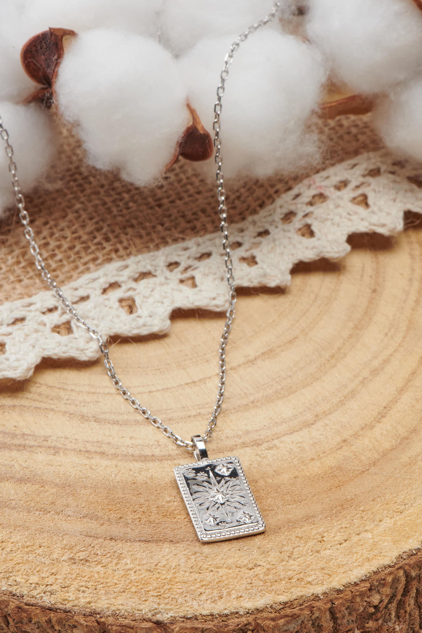 collier argent tarot