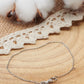 Bracelet en argent avec charms cadenas
