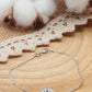 bracelet en argent motif soleil noir