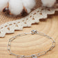 bracelet en argent avec charms cadenas
