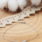 bracelet en argent motif bouquet