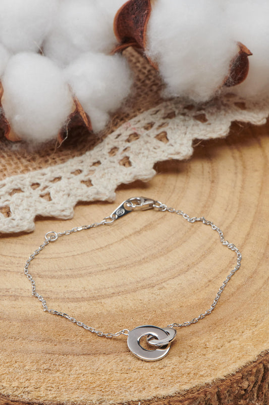 Bracelet en argent 925 rhodié