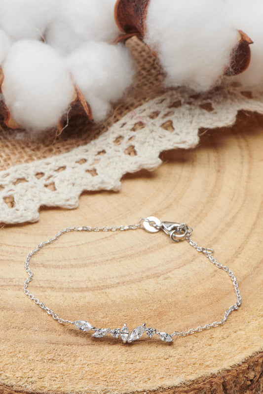 Bracelet en argent 925 rhodié