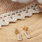 boucles d'oreilles en plaqué or