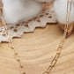 collier maille allongée